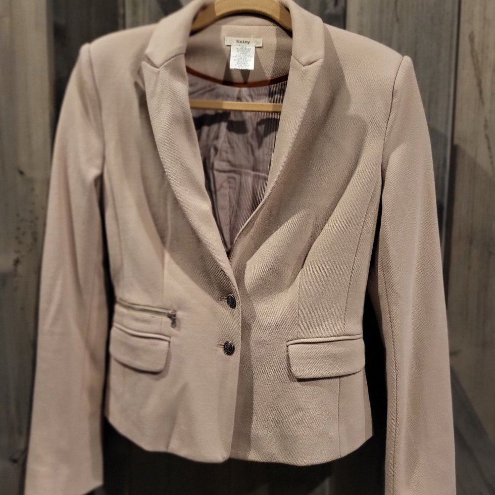 Blush pink blazer size small